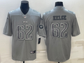 Men's Philadelphia Eagles Jason Kelce #62 Gray Atmosphere Fashion Game Jersey1