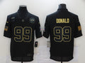 Men's Los Angeles Rams Aaron Donald #99 Black Game Player jersey