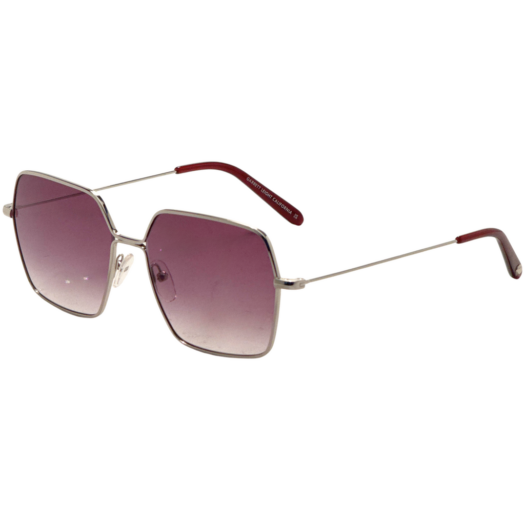 Garrett Leight Women's 56 mm Silver Sunglasses