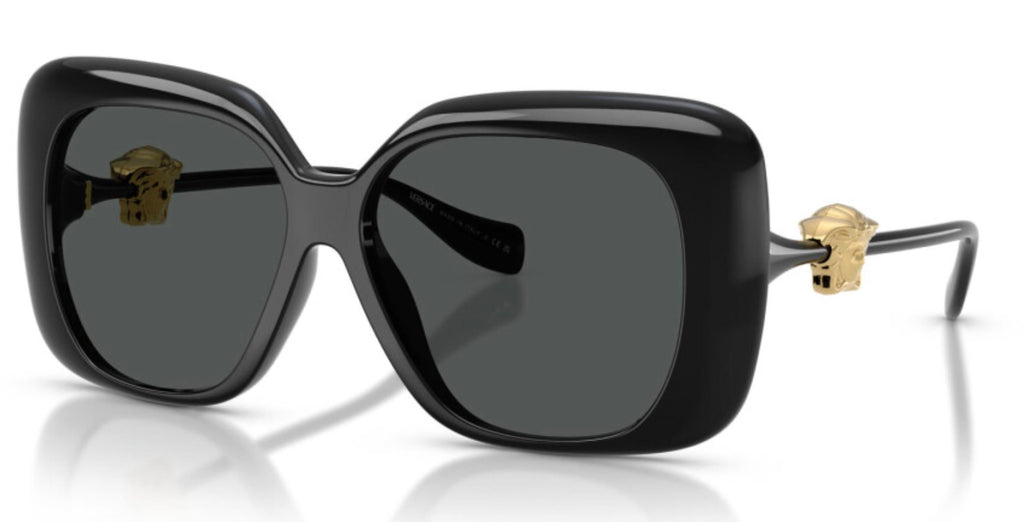Women's Square Sunglasses In Black Dark Grey