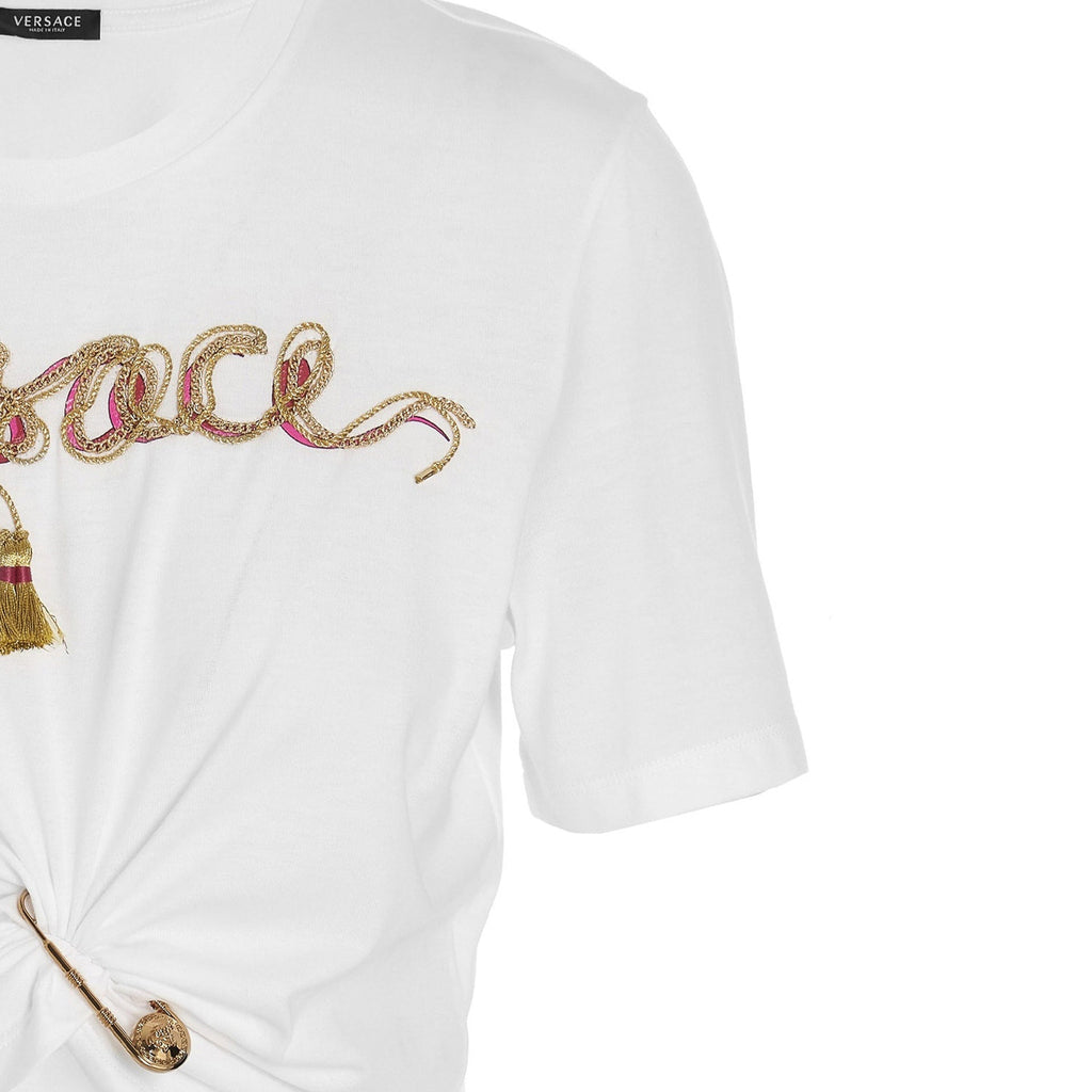 Versace Pin Logo T-Shirt Women