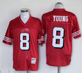 Men's San Francisco 49ers Steve Young Mitchell & Ness Scarlet Legacy Replica Player Jersey1