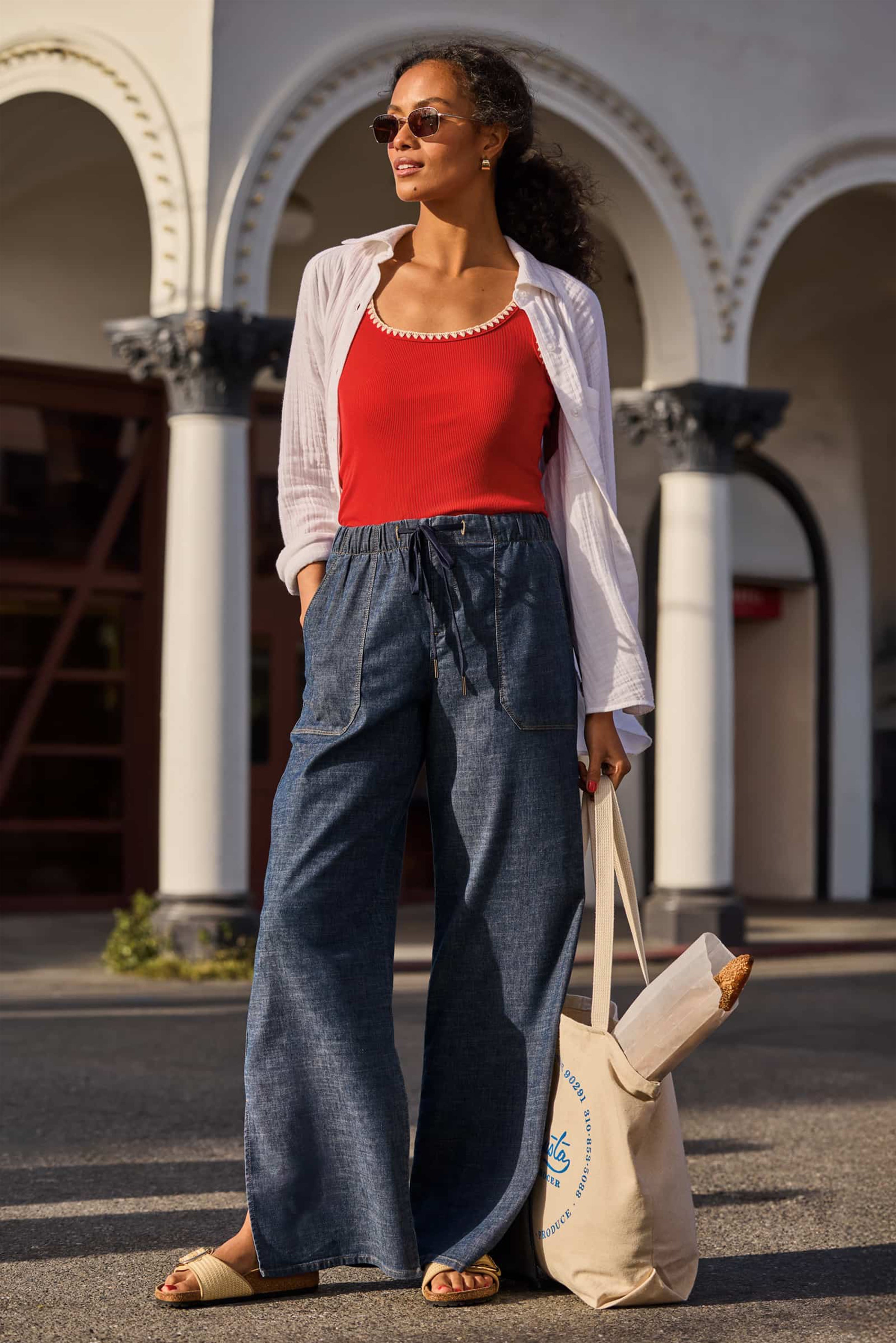 Women's Julia Stretch Linen Lounge Pants