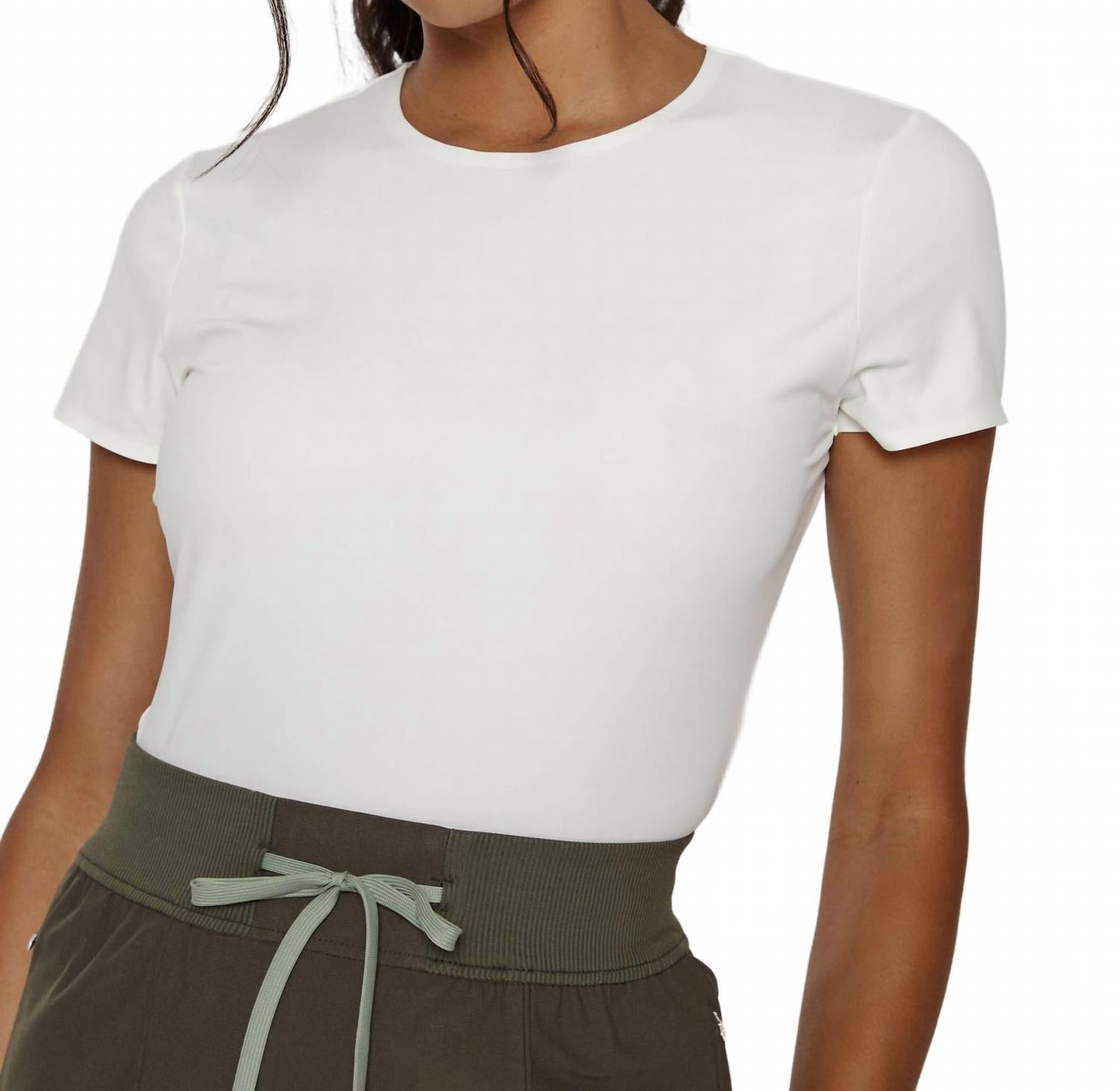 Zuma Short Sleeve Top In Bone