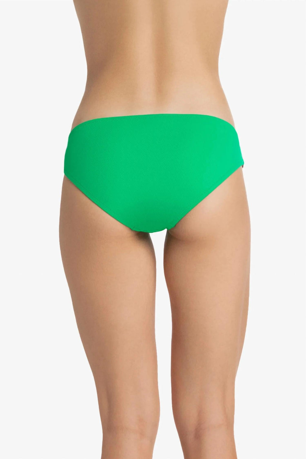 Tortoise Hipster Swim Bottom In Textured Kelly Green