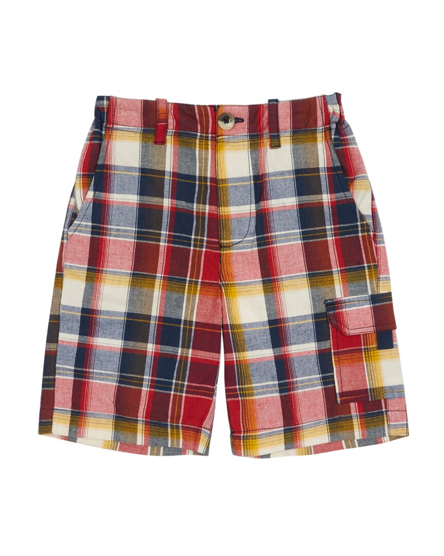 Peek Kids Rocco Plaid Cargo Short