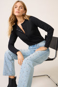 Women's Peyton Henley Long Sleeve Top
