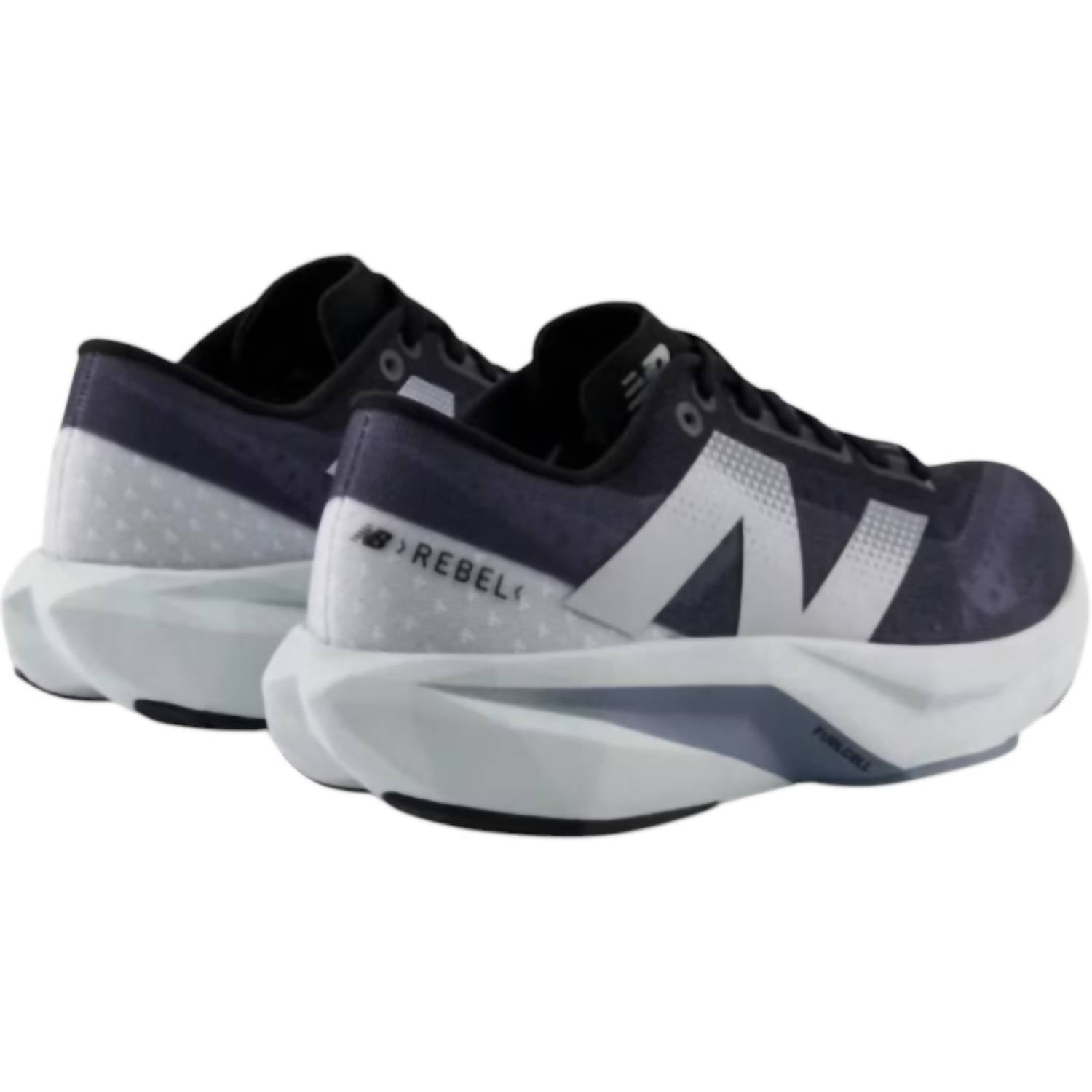 Men's Fuelcell Rebel V4 Running Shoes In Grey Black Lk4