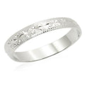 Imitation Rhodium Brass Ring with No Stone