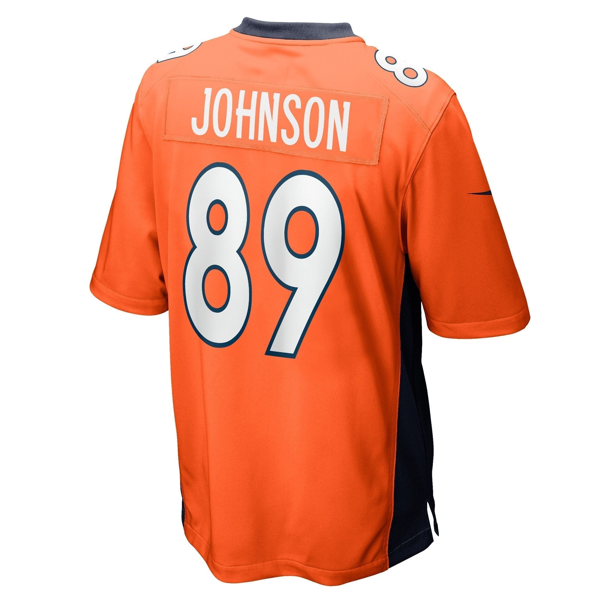 Brandon Johnson Denver Broncos Nike Game   Jersey - Orange