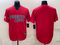 Men's 2023 World Baseball Classic Puerto Rico Red Blank jersey