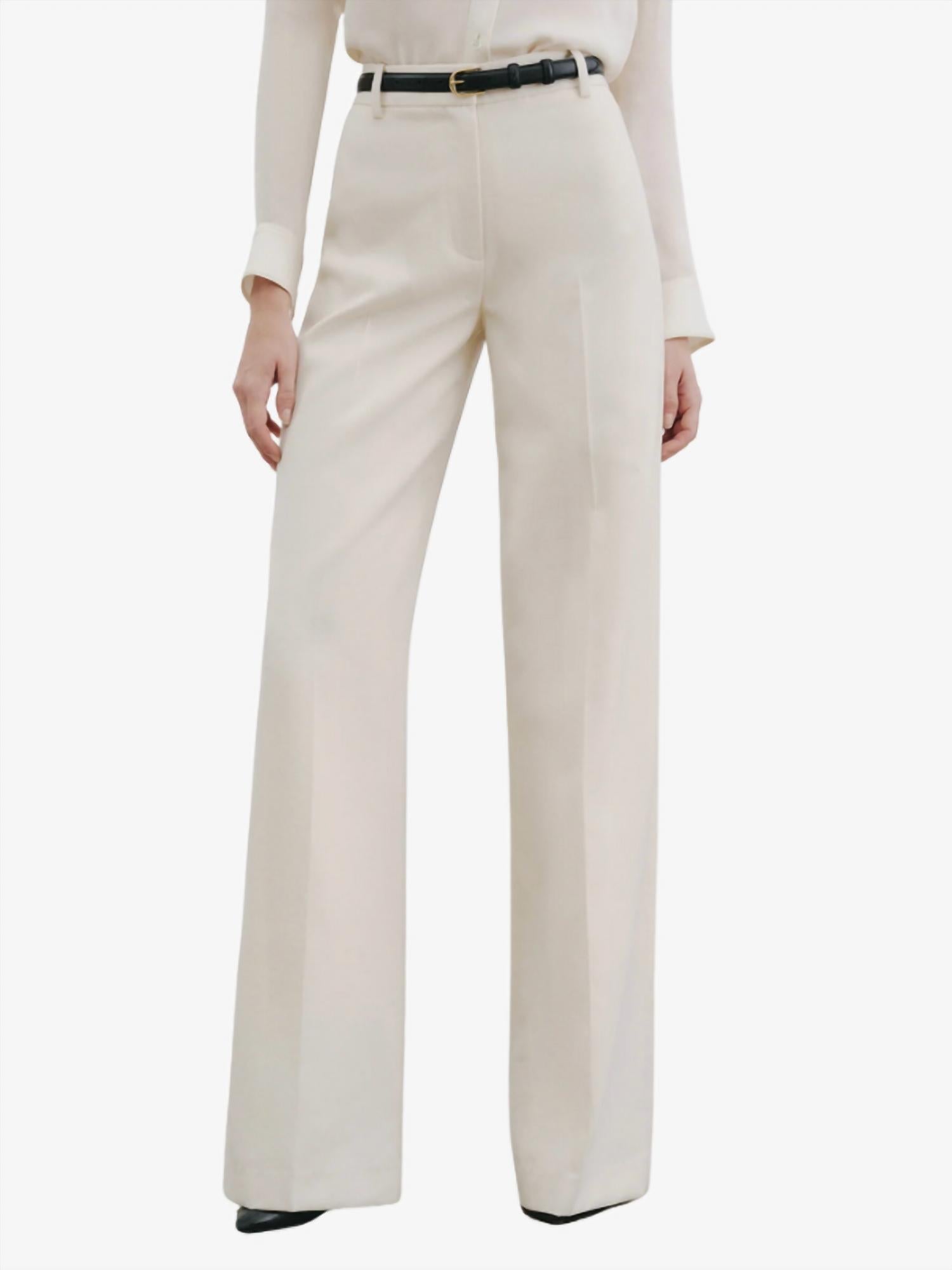 Rivers Wool Pants In Stone