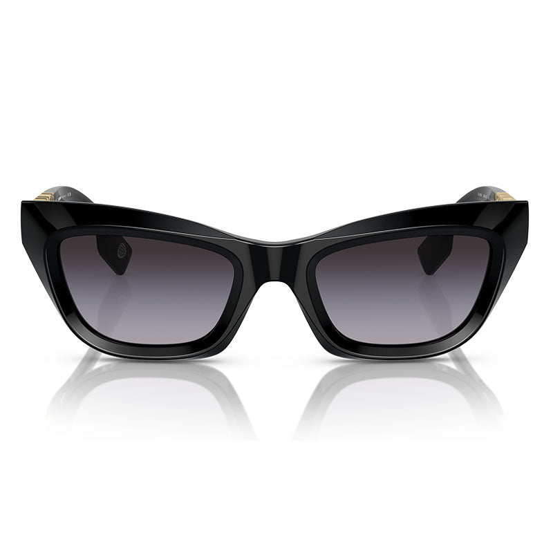 Burberry Sunglasses Cat Eye Full Rim, Black Frame And Grey Gradient Lens Be440930018G