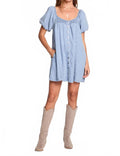 Seymore Mini Dress In Vintage Indigo