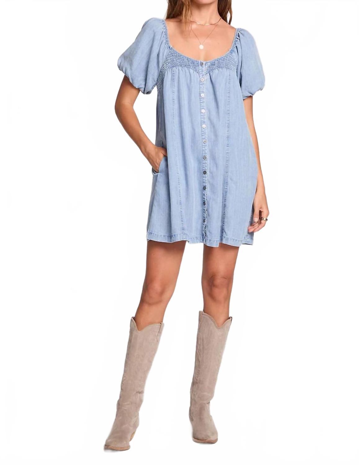 Seymore Mini Dress In Vintage Indigo