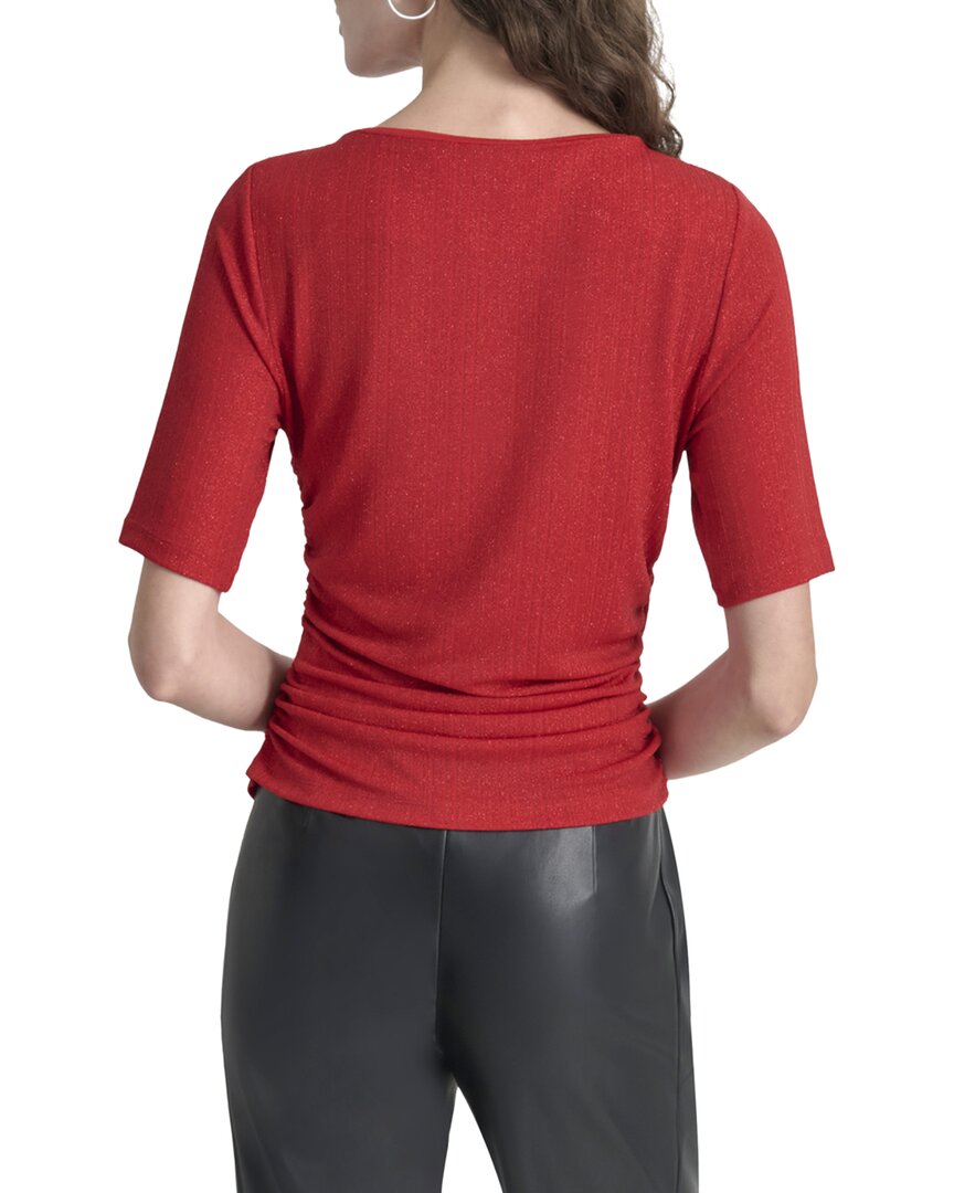 DKNY Ruched Side Shirt