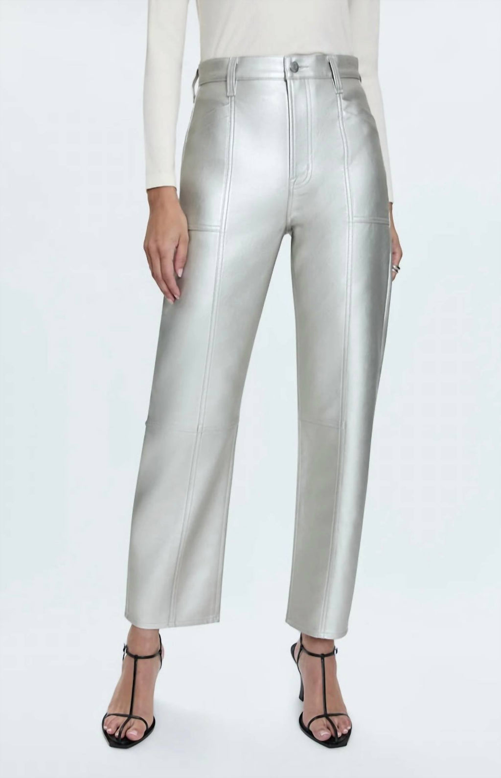 Taylor High Rise Arched Barrel Leg Pants In Party