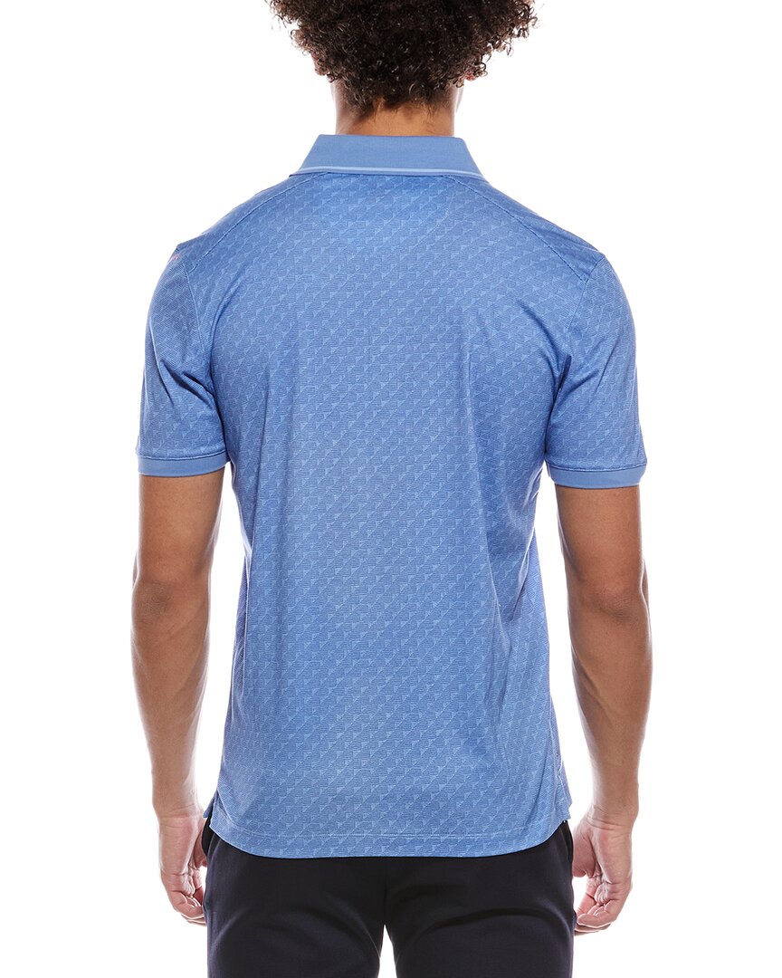 Raffi Jacquard Printed Polo Shirt