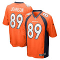 Brandon Johnson Denver Broncos Nike Game   Jersey - Orange