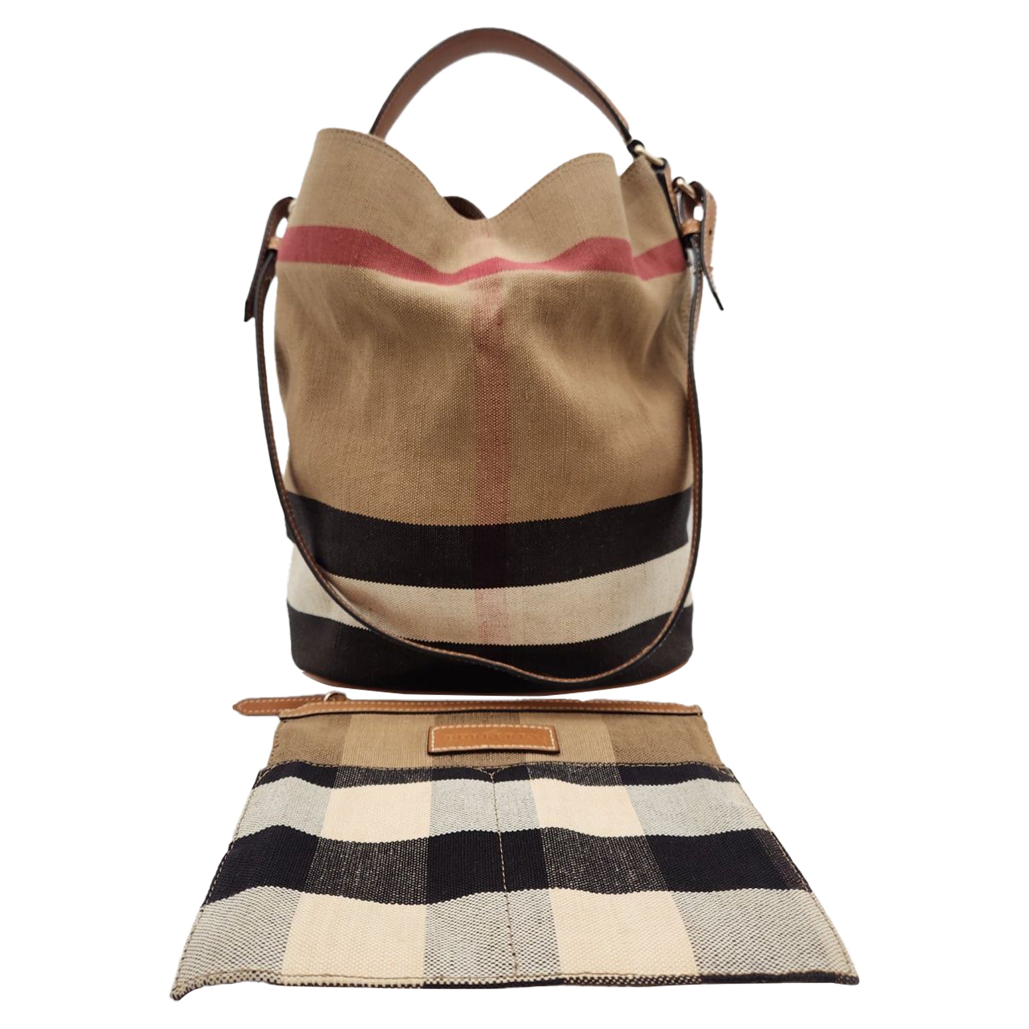 House Check Ashby Hobo Bag Medium Condition