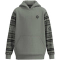 Youth Boy Legendary Fleece Hoody In Black/grey