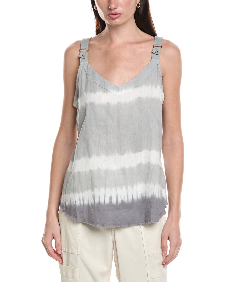 XCVI Linen-Blend Theroux Tank