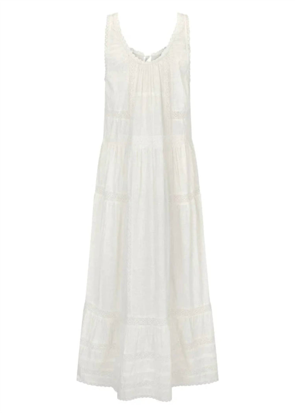 Serendipity Lace Sundress In Jasmine