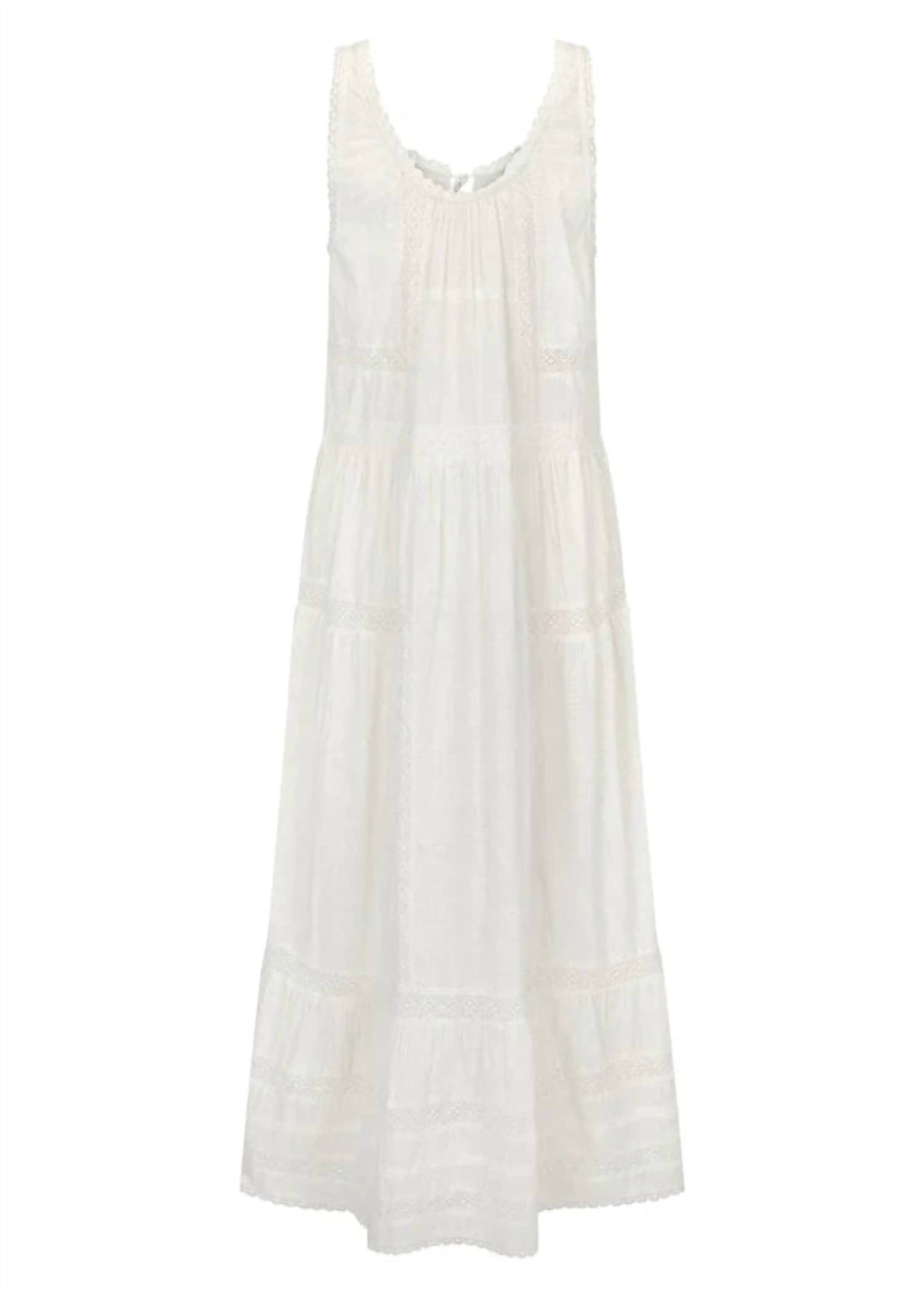 Serendipity Lace Sundress In Jasmine