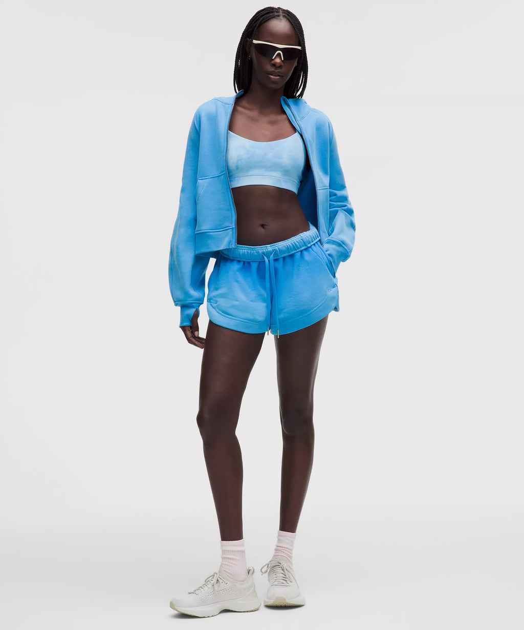 Scuba Oversized Mid-Rise Dolphin-Hem Short 3"