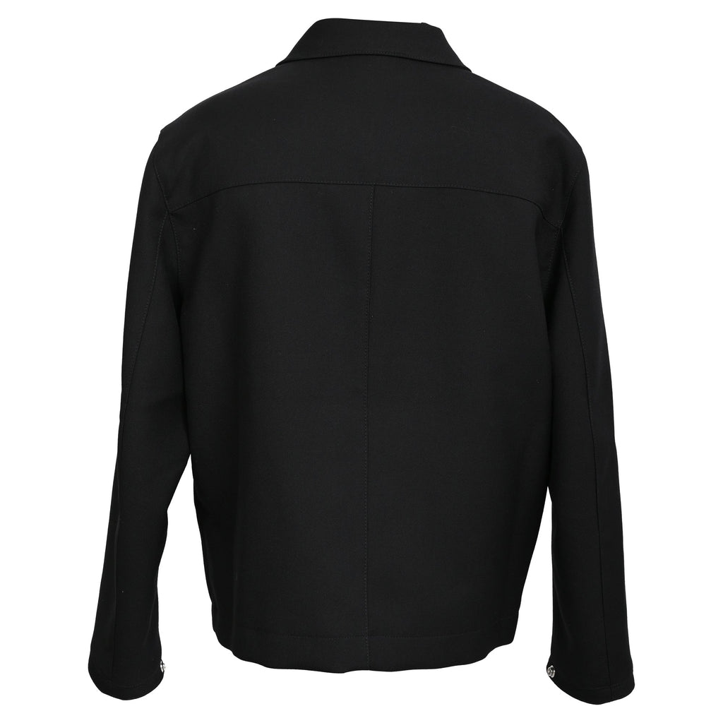 Sandro Paris Zip-Up Jacket in Black Polyester