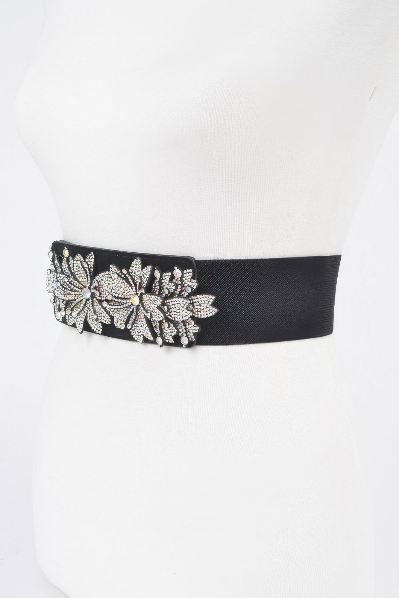 Ab Stone Flower Elastic Belt