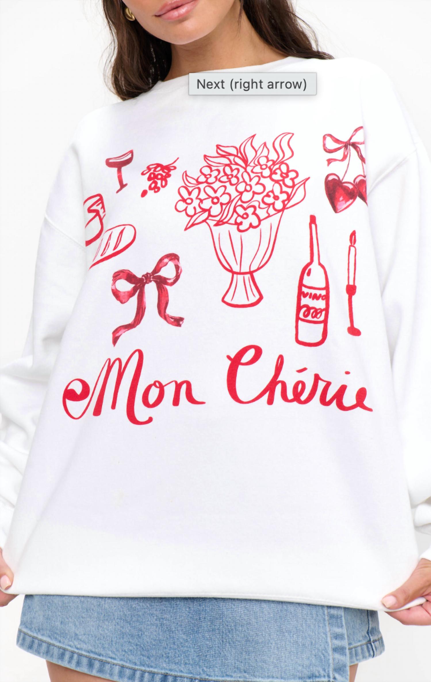 Stanley Crewneck Sweatshirt In Mon Cherie Graphic