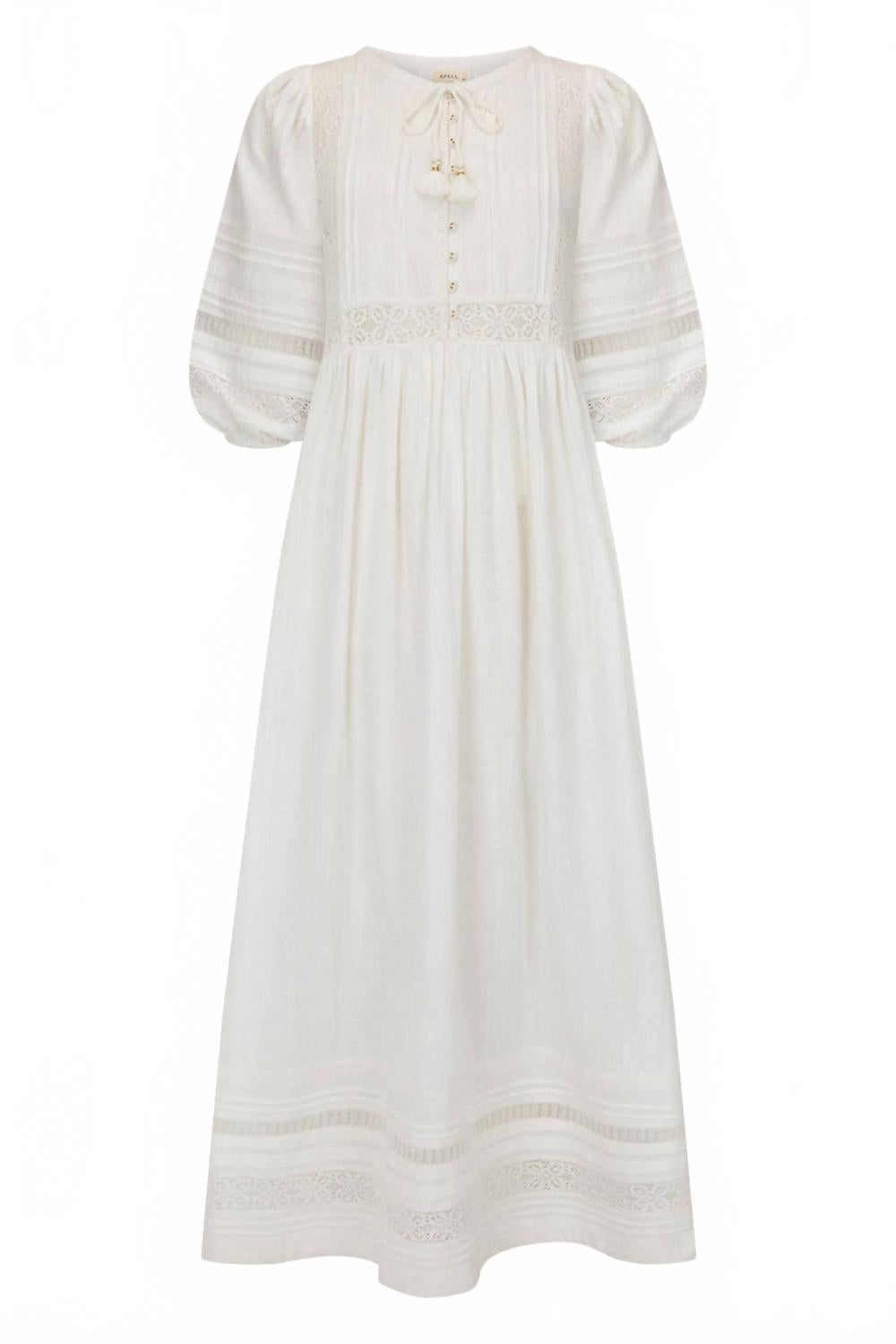 Stevie Lace Boho Dress In Camellia