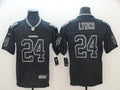 Men's Las Vegas Raiders Marshawn Lynch #24 Black Alternate Game Jersey1