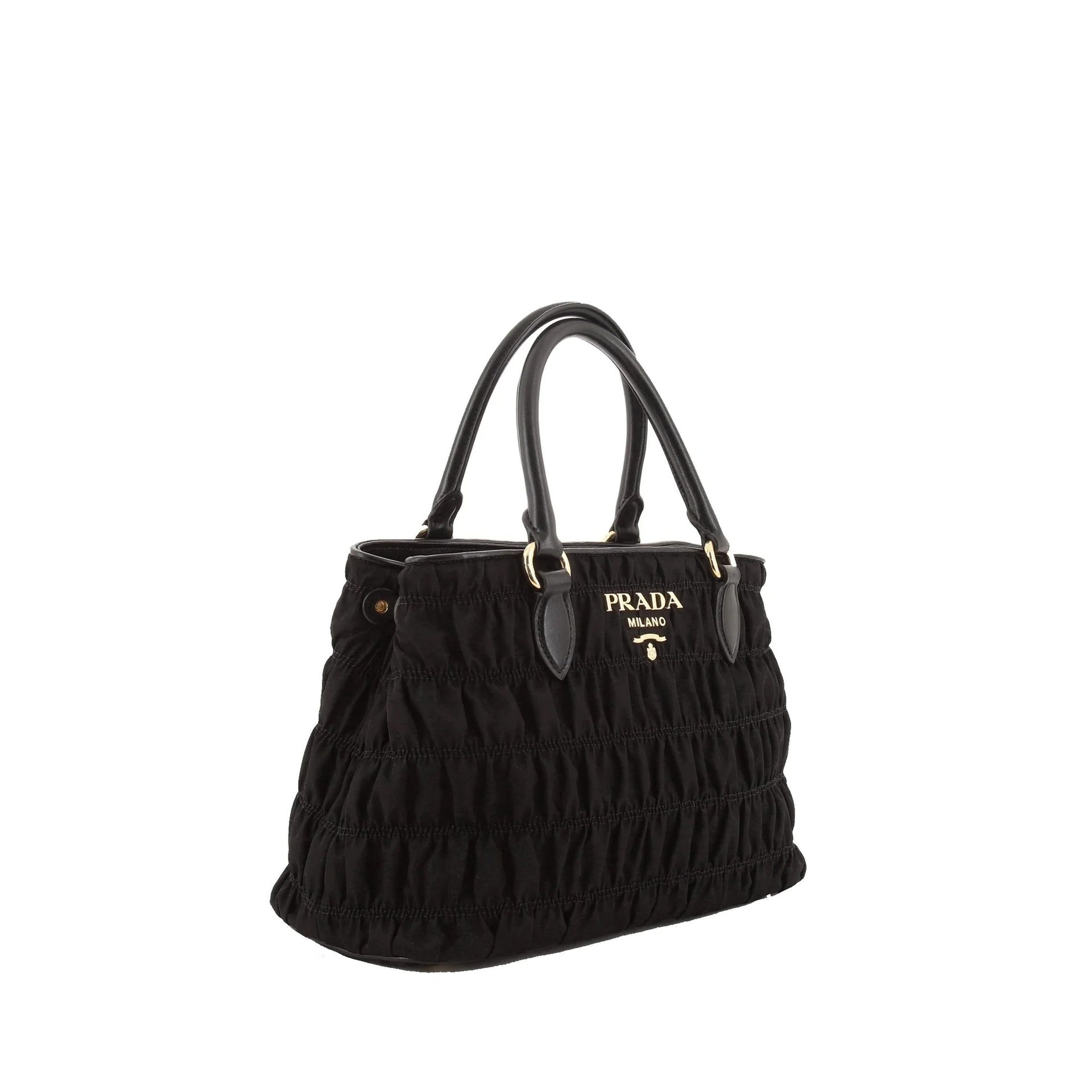 Prada Gaufre Nylon Handbag Women