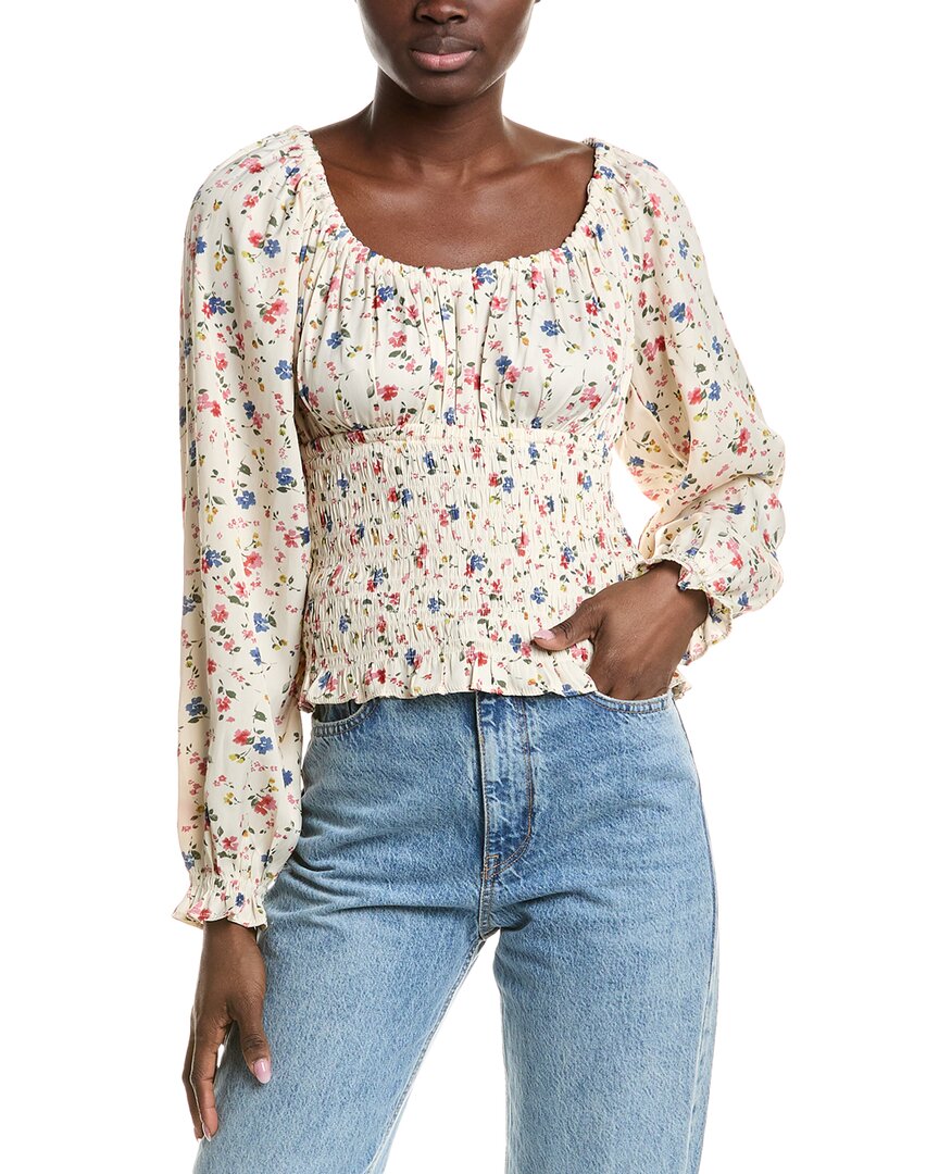 Isla Ciel Smocked Bodice Bouse