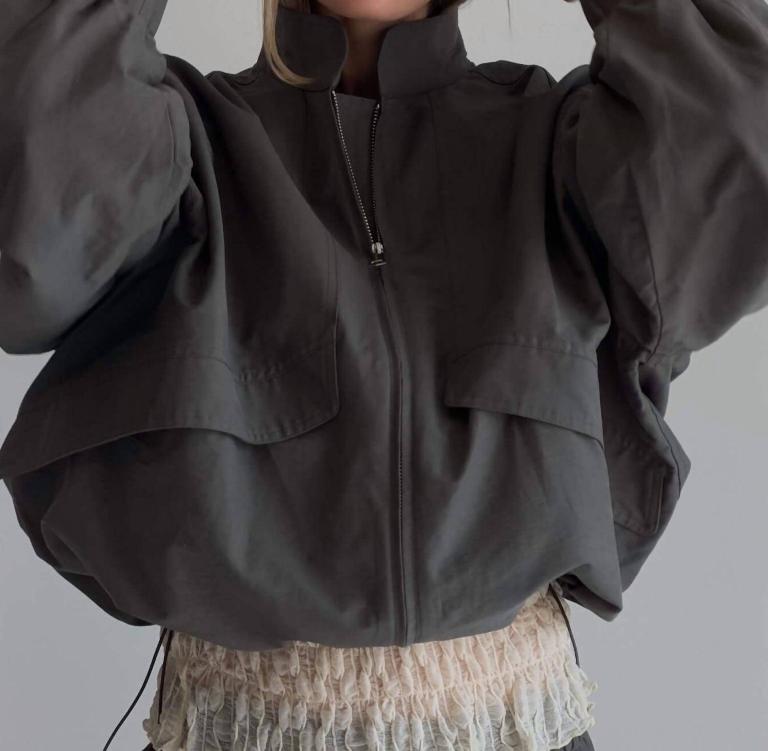 Sable Jacket In Charcoal