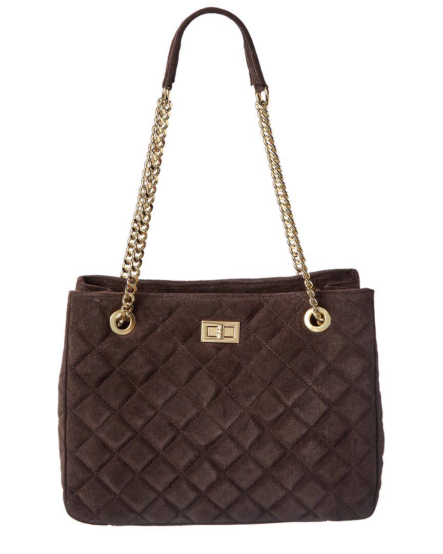 Isabella Rossetti Ravenna Suede Handbag