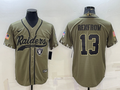 Men's Las Vegas Raiders Hunter Renfrow #13 Olive 2022 Salute To Service Limited Jersey1 Joint Edition