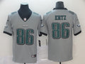 Men's Philadelphia Eagles Zach Ertz #86 Gray Game Jersey1