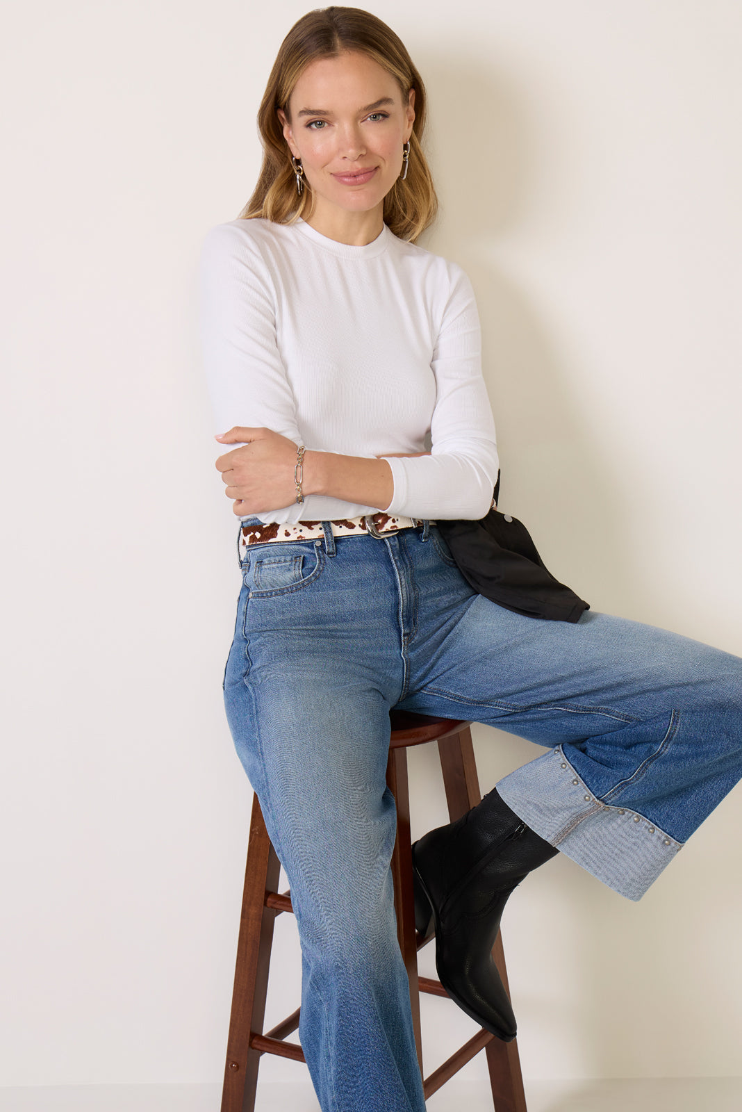 Women's Rilo Rib Long Sleeve Top