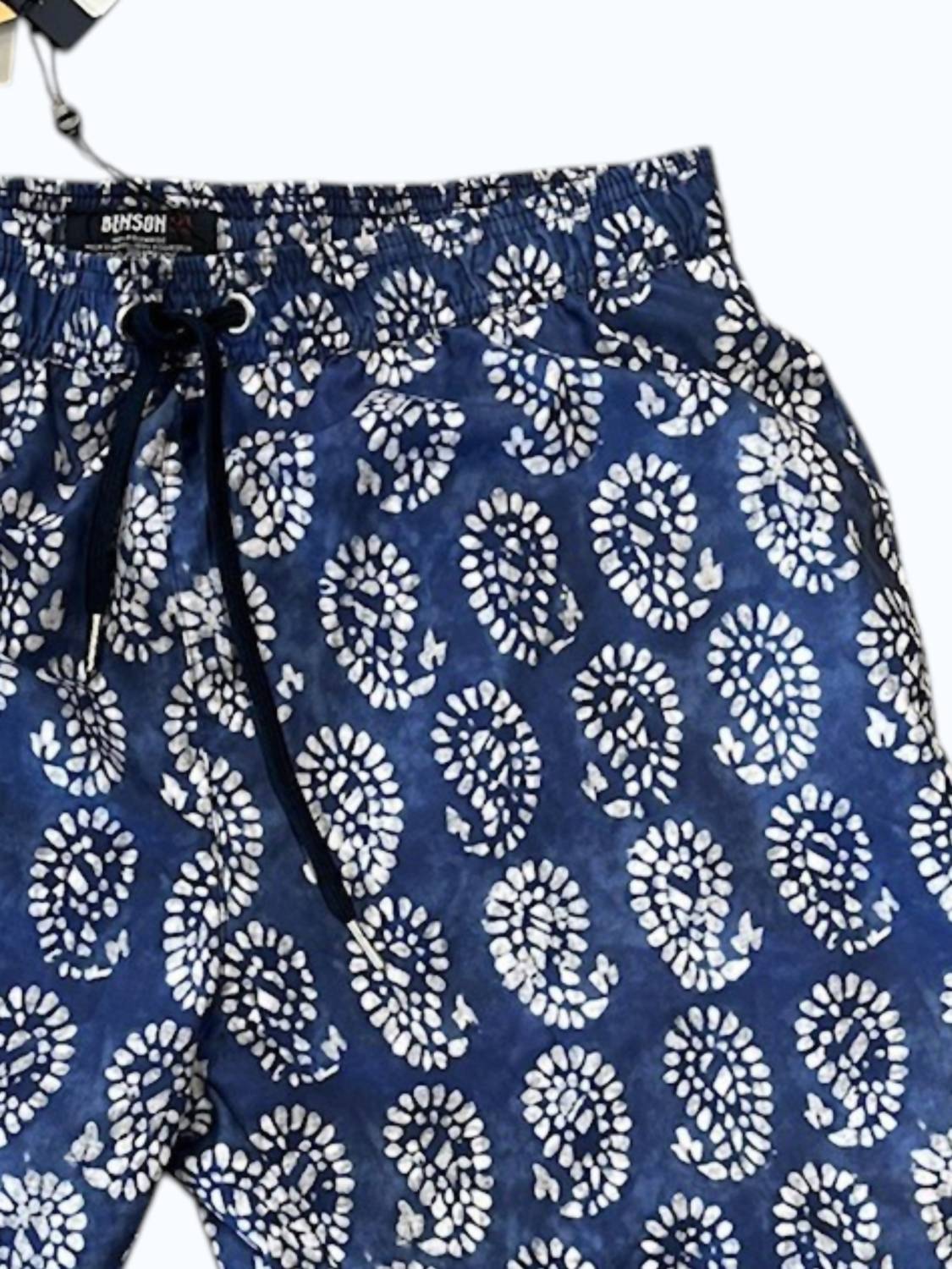 Men's Paisley Swim Shorts In Blue