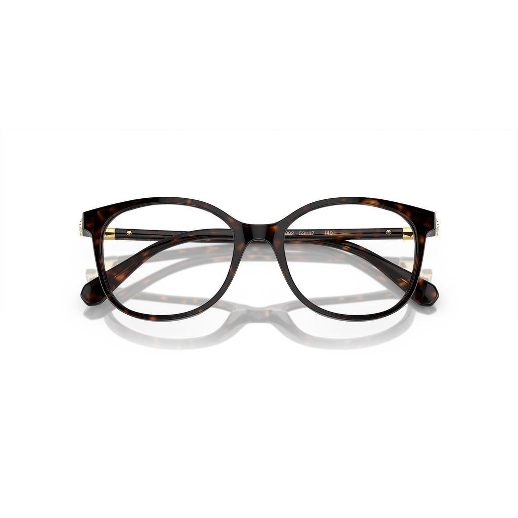 0Sk2002 Rounded Tortoiseshell Acetate Sunglasses with Cat-Eye Detail