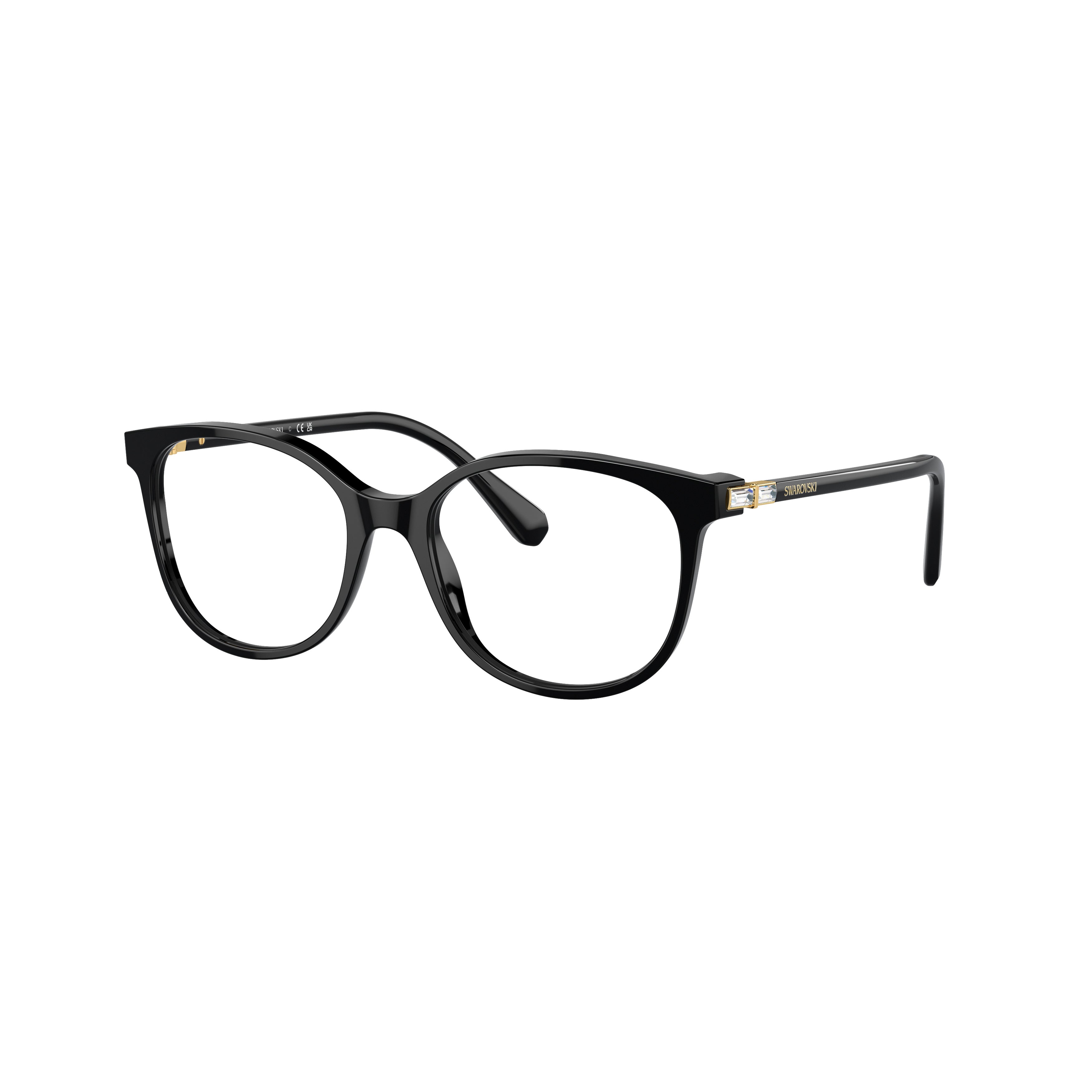 0Sk2002 Square Frame Eyeglasses with Gold Accents