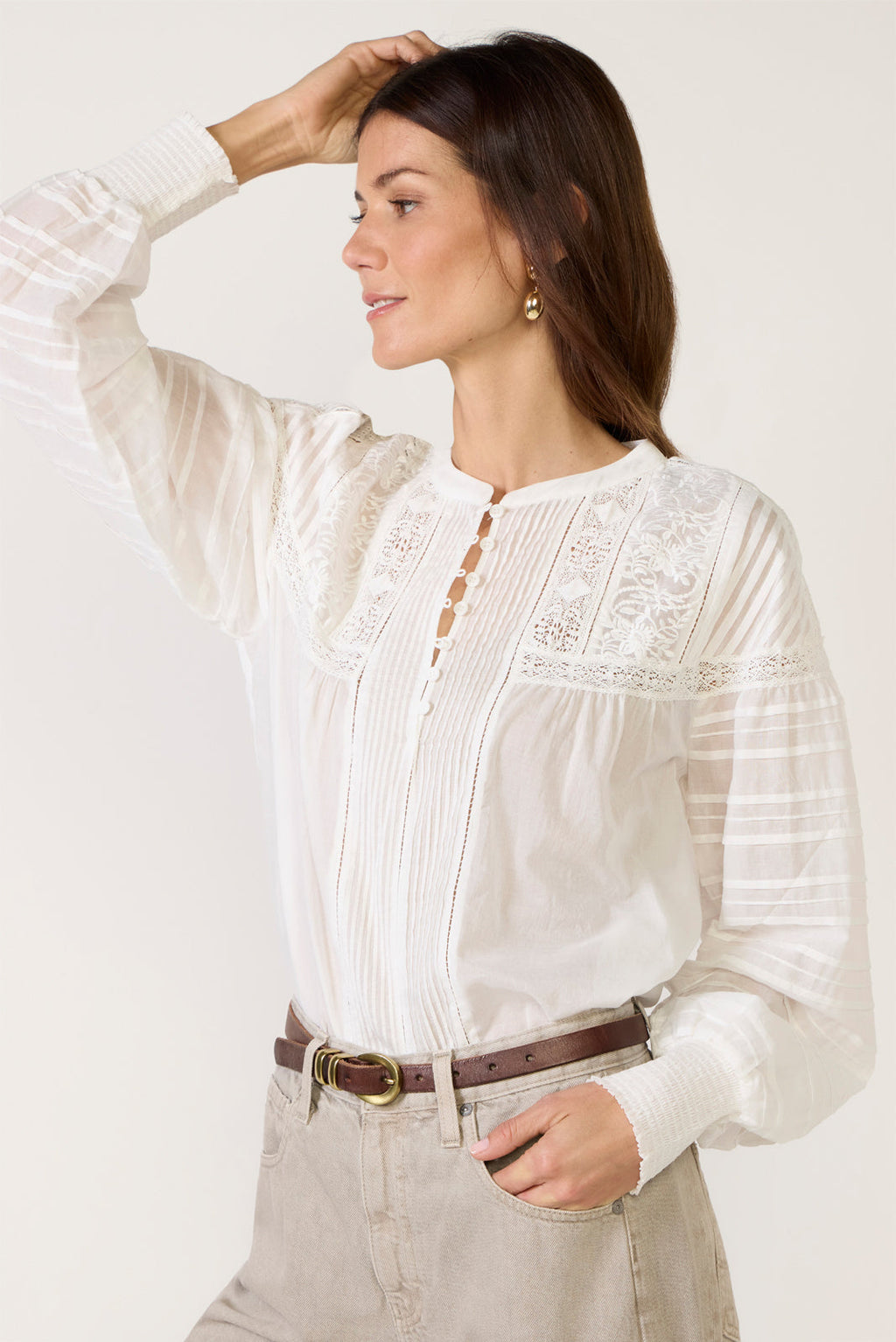 Women's Adore You Embroidered Blouse