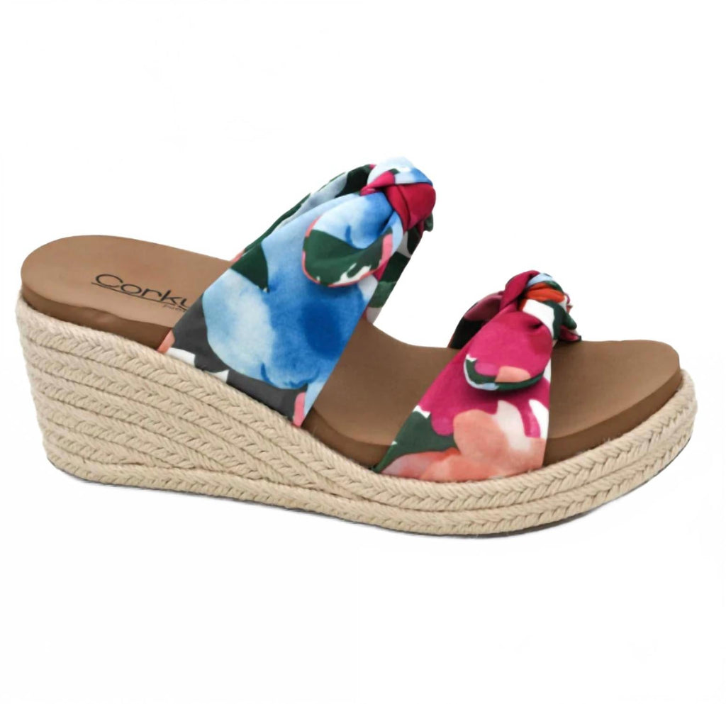 Women's Tie The Knot Wedge In Floral