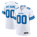 Custom Detroit Lions Jersey - White