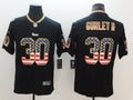 Men's Los Angeles Rams Todd Gurley II #30 Black Authentic Game Jersey1