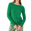 Lola Sweater In Bamboo Green