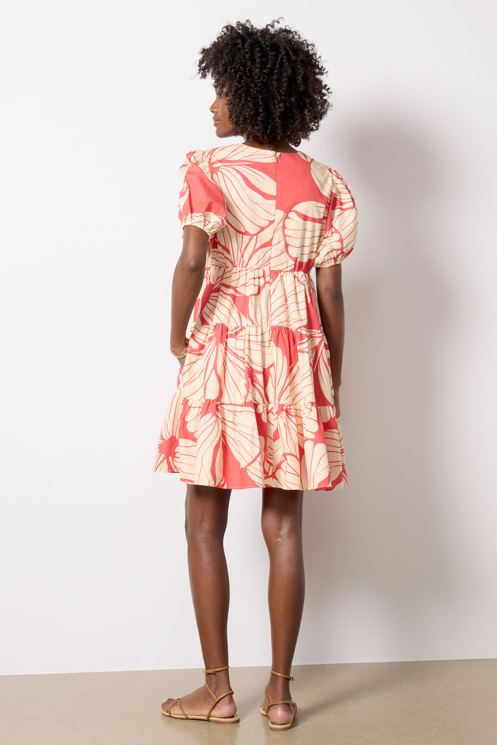 Women's SS V Neck Mini Dress